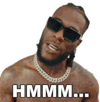 Hmm Burna Boy Sticker
