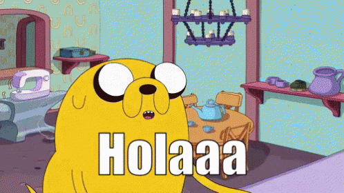 Hola Hora De Aventura Saludo Perro GIF
