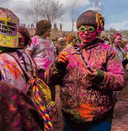 Holi GIF