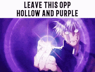 Hollow Purple Jujutsu Kaisen GIF