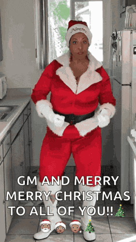 Holly Logan Santa GIF