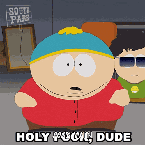 Holy Fuck Dude Eric Cartman GIF