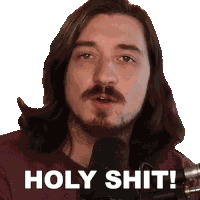 Holy Shit Aaron Brown Sticker