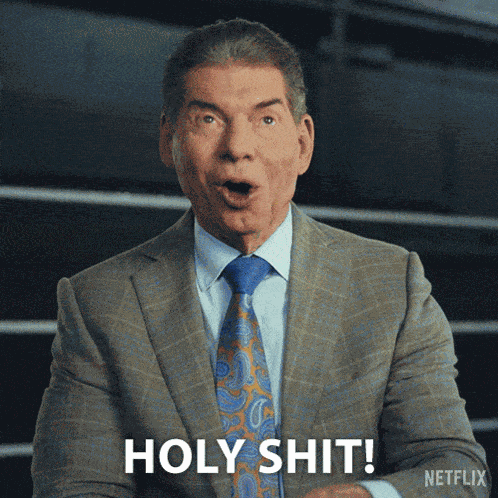 Holy Shit Vince Mcmahon GIF