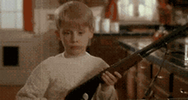 Home Alone Gun GIF