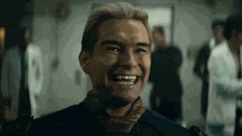 Homelander Laugh GIF