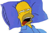 Homer Sick Dying Sticker