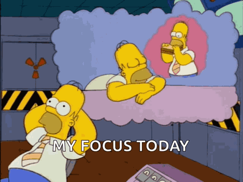 Homer Simpson Day Dream GIF