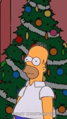 Homer Simpson Homer Christmas GIF