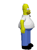 Homer Simpson Homero Sticker