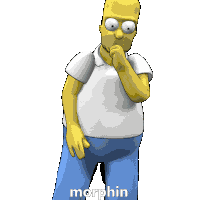 Homer Simpson Simpson Sticker