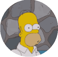 Homer Simpson Whoo Hoo Sticker