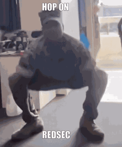 Hop On Redsec Busnot GIF