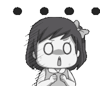 Horrified Shocked Sticker