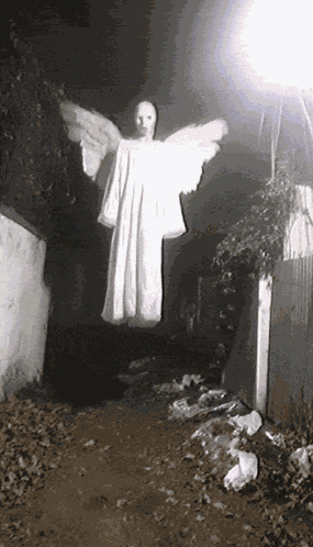 Horror Angel Analog Horror GIF