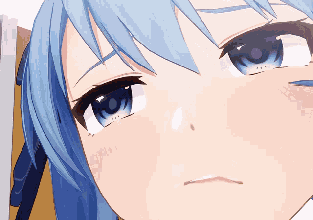 Hoshimachi Suisei Pondering GIF