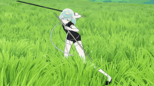 Houseki No Kuni Anime Fight GIF