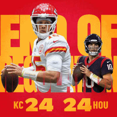 Houston Texans (24) Vs. Kansas City Chiefs (24) Fourth-quarter-overtime Break GIF