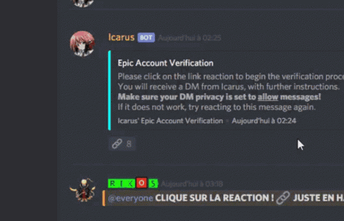 Hover Pointer Account Verification GIF