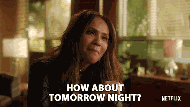 How About Tomorrow Night Lesley Ann Brandt GIF