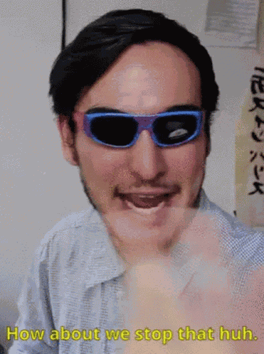 How About We Stop That Shades On GIF