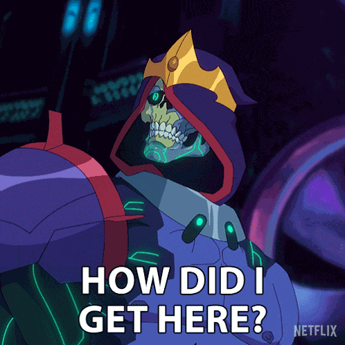 How Did I Get Here Skeletor GIF