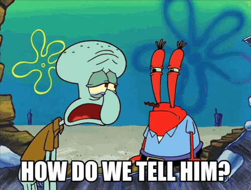 How Do We Tell Him Squidward GIF