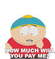 How Much Will You Pay Me Cartman Sticker