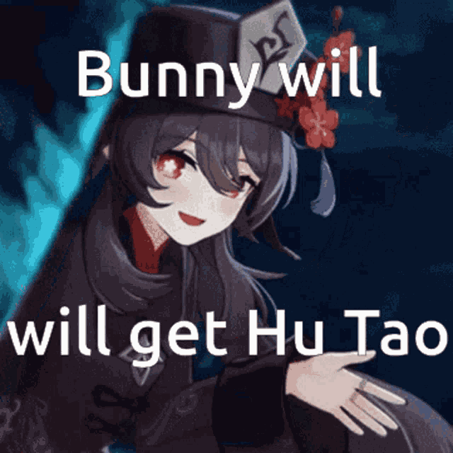 Hu Tao Bunny GIF