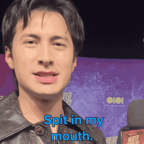 Hudson Williams Spit In My Mouth GIF