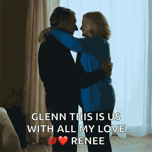 Hug Over Christmas GIF