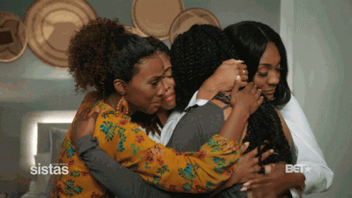 Hugging Friends GIF