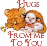 Hugs Glittery Sticker