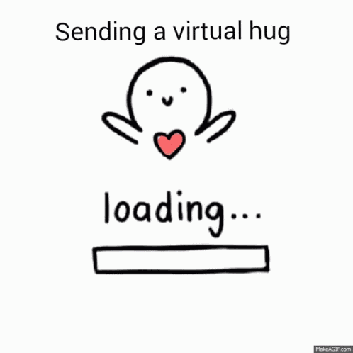 Hugs Sending Virtual Hugs GIF