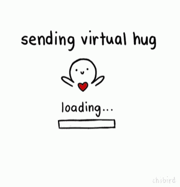 Hugs Sending Virtual Hugs GIF