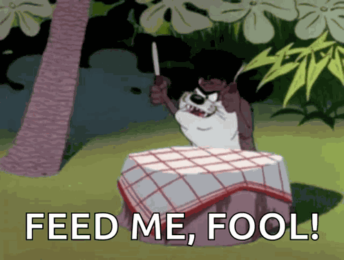 Hungry Tasmanian Devil GIF