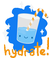 Hydration Drink Sticker