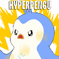 Hyperpengu Penguin Sticker