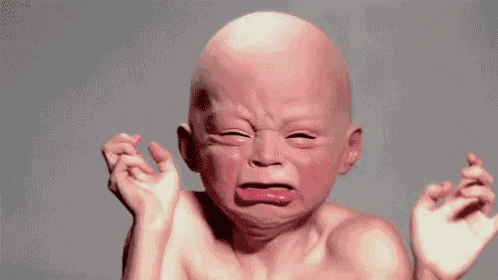 Hysterical Crying Crying Baby GIF