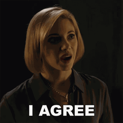 I Agree Kate Reece GIF