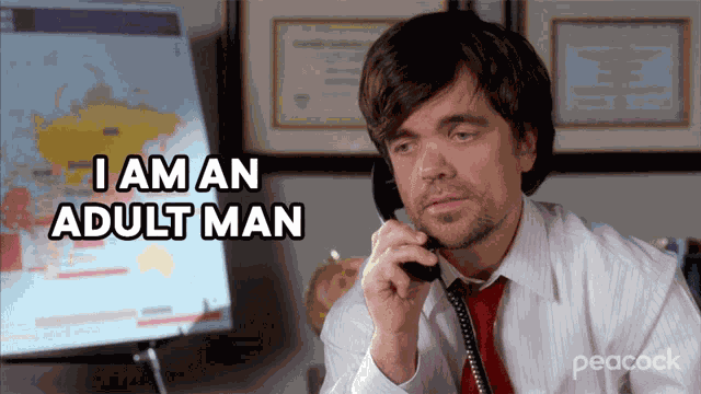 I Am An Adult Man Stewart Lagrange GIF