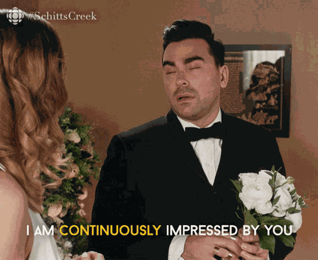 I Am Continuously Impressed By You Dan Levy GIF