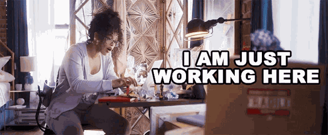 I Am Just Working Here Sara GIF