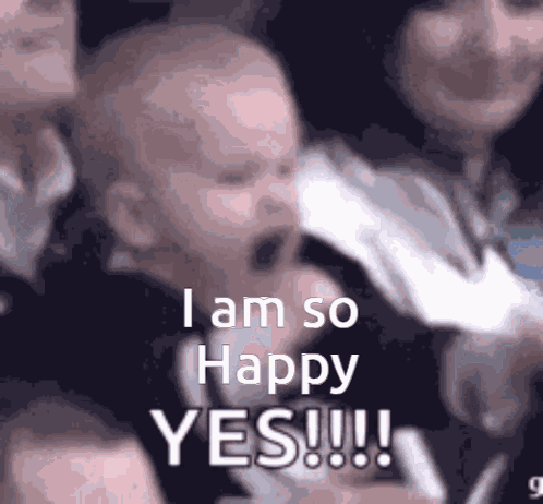 I Am So Happy Yes GIF