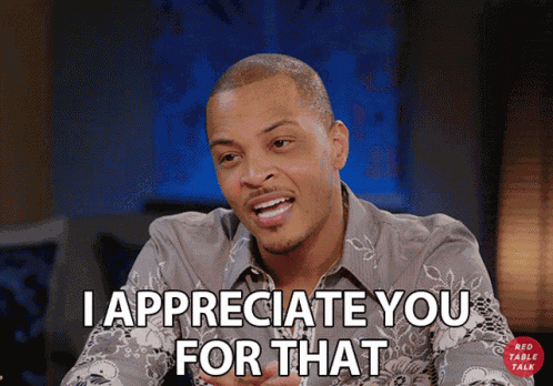 I Appreciate You For That Thank You GIF