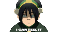 I Can Feel It Toph Sticker