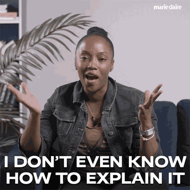 I Dont Even Know How To Explain It Makeda Davis GIF