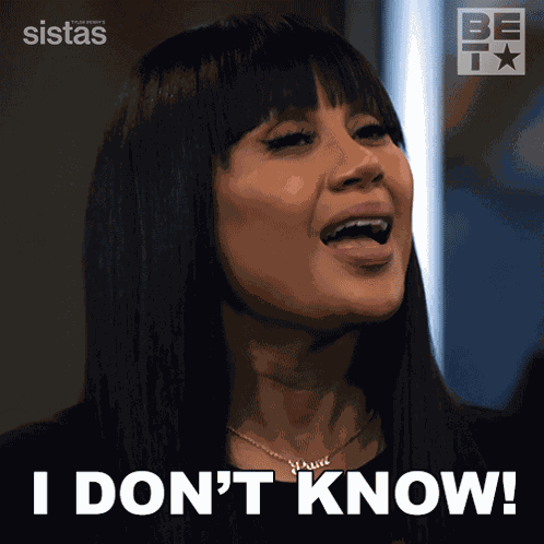 I Don'T Know Pam GIF