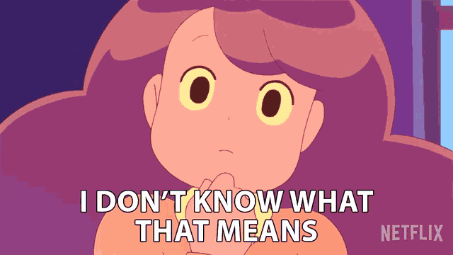 I Dont Know What That Means Bee GIF