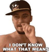 I Dont Know What That Means Casey Frey Sticker